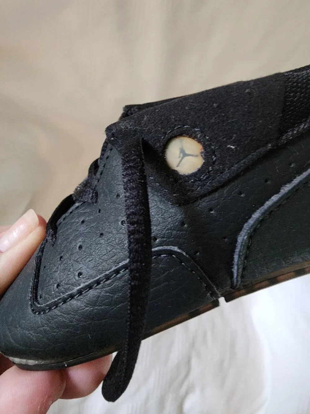 🏀 Vintage Jordan's 🏀 3c Nike Jordan's low black, baby's first Jordans Like New